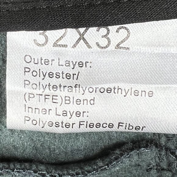 Gash Hao Mens 32x32 Outdoor Hiking Pants Fleece Lining Water-Resistant Softshell - Picture 14 of 16